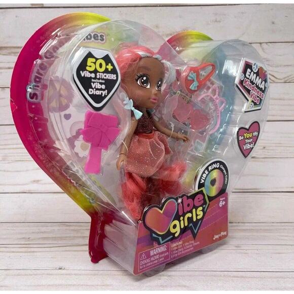 Vibe Girls Doll Emma Kindness Accessories 50 Stickers Vibe Diary NEW - Picture 8 of 10